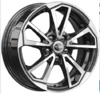 Колесный диск КиК КС1005 (ZV_Rapid) 6.0x15 5/100 ET38 d57.1 алмаз чёрный (78934) с/ф