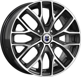 Колесный диск КиК Лилиом (КС891) 6.0x16 4/100 ET50 d60.1 алмаз черный (r77054)