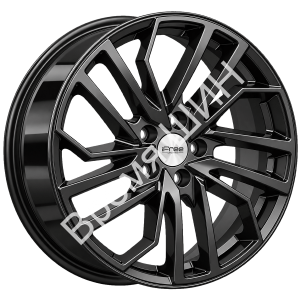 Колесный диск КиК КС1235 (R-line) 7.5x18 5/114.3 ET34 d66.6 BK (123503059184) сф - картинка 1