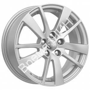 Колесный диск КиК Skoda Rapid (КС876) 6.0x15 5/100 ET38 d57.1 сильвер (74898) с/ф - картинка 1