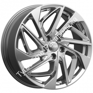 Колесный диск КиК КС883 (ZV 18_Outlander) 7.0x18 5/114.3 ET38 d67.1 дарк платинум (77179) п/ш - картинка 1