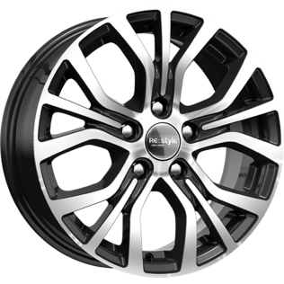 Колесный диск КиК КС736 (ZV Optima) 6.5x16 5/114.3 ЕТ41 D67.1 алмаз черный (67993)