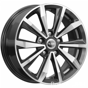 Колесный диск КиК ZV16 Seltos (КС974) 6.5x16 5/114.3 ET44 d67.1 алмаз чёрный (77432) - картинка 1
