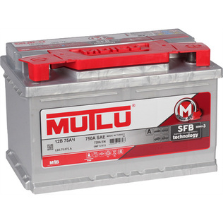 1100 E Аккумуляторная батарея MUTLU SFB M3 6CT-75 (720A)