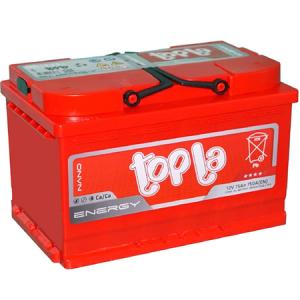 1100 E Аккумуляторная батарея TOPLA TOP 6СТ-75 (720A) EN низ. - картинка 1