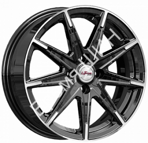 Колесный диск iFree Хит (КС1081) 6.0x16 4/100 ET45 d60.1 Блэк Джек (876800) - картинка 1