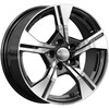 Колесный диск КиК КС1053 (ZV 16_Lifan_Х60) 6.5x16 5/114.3 ET45 d60.1 алмаз чёрный (80549)