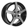 Колесный диск X-TRIKE X-118 6.0х15 4/100 ЕТ45 d67.1 BK/FP (28141)