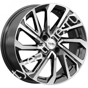 Колесный диск КиК Неом (КС1172) 6.5x16 4/100 ET37 d60.1 алмаз чёрный (84074) - картинка 1