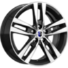 Колесный диск КиК Rassvet (КС868) 6.5x16 5/108 ЕТ40 D67.1 алмаз черный (74688SK)