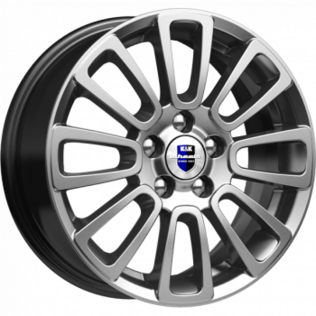 Колесный диск КиК Неман (КС717) 6.0x15 4/100 ЕТ37 d60.1 дарк платинум (r73547)
