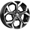 Колесный диск КиК КС878 (ZV16 Corolla) 6.5x16 5/114.3 ЕТ45 d67.1 алмаз чёрный (74905)