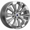 Колесный диск КиК Авиор (КС936) 7.0x17 5/114.3 ЕТ37 D66.6 дарк платинум брайт (77675)
