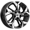 Колесный диск КиК ZV17 Jolion (КС1062) 6.5x17 5/114.3 ЕТ37 D66.6 алмаз черный (80694) сф