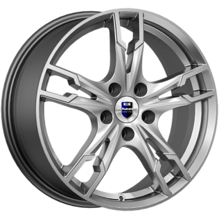 Колесный диск КиК Солар (КС875-09) 7.0x17 5/114.3 ЕТ40 D67.1 дарк платинум (77237)