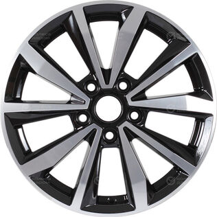 Колесный диск КиК КС974 (16_Octavia 5E) 6.5x16 5/112 ET46 d57.1 алмаз чёрный (77433) сф
