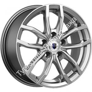 Колесный диск КиК Фрост (КС1048) 6.0x15 5/100 ЕТ38 D57.1 дарк платинум (80335) с/ф - картинка 1