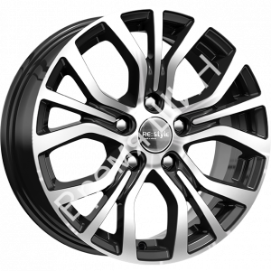 Колесный диск КиК КС736 (ZV Optima) 6.5x16 5/114.3 ЕТ41 D67.1 алмаз черный (67993) - картинка 1