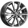 Колесный диск КиК ZV16 Seltos (КС974) 6.5x16 5/114.3 ET44 d67.1 алмаз чёрный (77432)