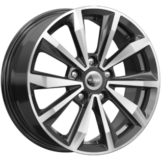 Колесный диск КиК ZV16 Seltos (КС974) 6.5x16 5/114.3 ET44 d67.1 алмаз чёрный (77432)