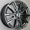 Колесный диск КиК Лацио (КС964) 7.5x17 5/114.3 ET40 d66.1 дарк платинум (77385)