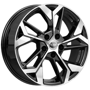 Колесный диск КиК КС1062 (ZV 17_Tiggo 4 Pro) 6.5x17 5/108 ET33 d60.1 алмаз черный (80692) сф